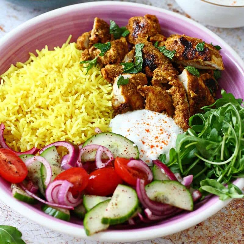 Chicken Shawarma Plate